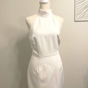 Gianni bini halter white dress